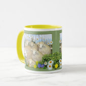 127.羊の群れ マグカップ (正面左)