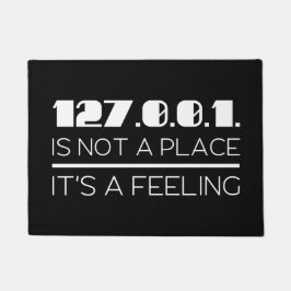 127.0.0.1.場所じゃない感じかおもしろいギーク ドアマット