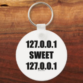 127.0.0.1 Sweet 127.0.0.1 (ホームスイートホームギーク) キーホルダー (正面)