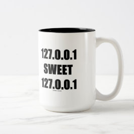 127.0.0.1 Sweet 127.0.0.1 (ホームスイートホームギーク) ツートーンマグカップ