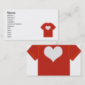 1280963561_Vector_Clip artハートt-shirt love 名刺 (正面/裏面)