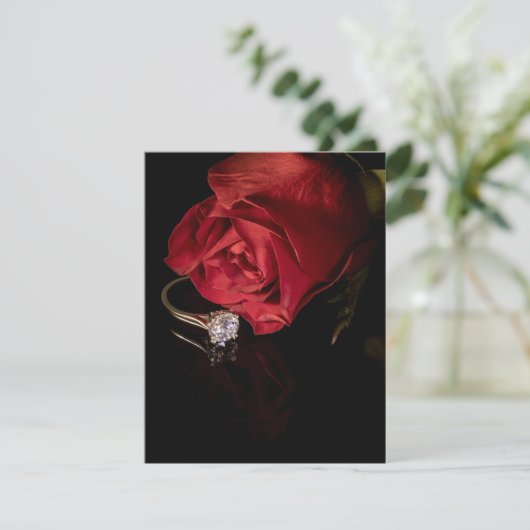 1285-婚約発表 招待状 (スタンド正面)