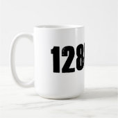 128 BPM -家音楽 コーヒーマグカップ (左)