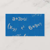 129青数学方程式数学代数教育 名刺 (裏面)
