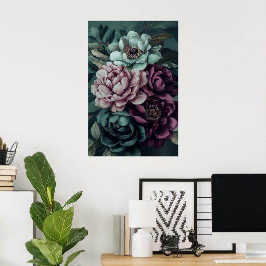 1294フローラ ポスター (ホームオフィス)