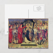 1294年の教皇セレスティンV威厳があるの戴冠式 ポストカード (正面/裏面)