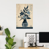 1298フローラ ポスター (ホームオフィス)