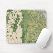 129 1900年農場規模 マウスパッド (マウス)