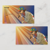 129.ai、名前、住所1、住所2、連絡1、... 名刺 (正面/裏面)