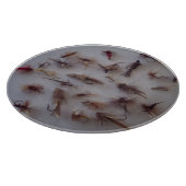 12"のまな板装飾的な円ガラス カッティングボード (角)