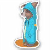 12.イヌを食べる シール (正面)