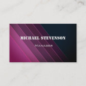 12.エレガント,ストライプパタストライプのーン 名刺 (正面)