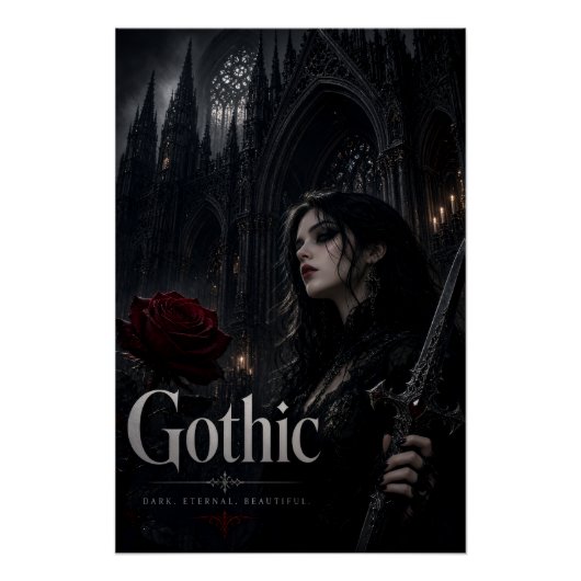 #12 ゴシック ポスター (正面)