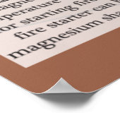 12.マグネシウム – 元素周期表 ポスター (角)