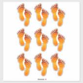 12 – ラシュミマタ足 シール (シート)