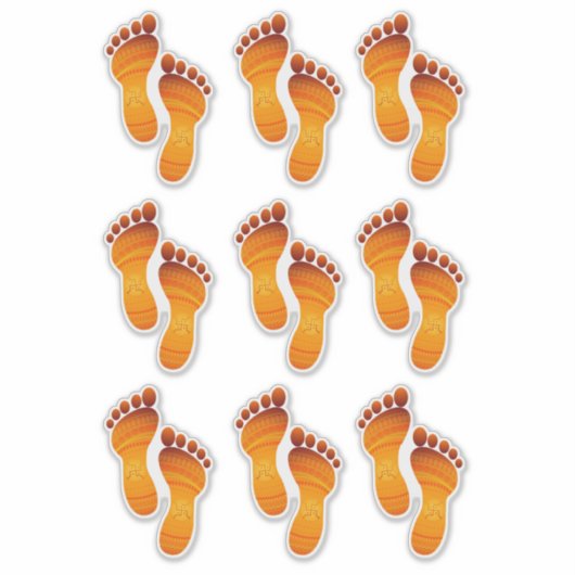 12 – ラシュミマタ足 シール (正面)