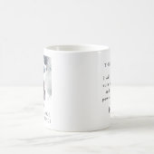 12. ワタシの変革の年、レイヴン(鴉)強い意志 コーヒーマグカップ (中央)