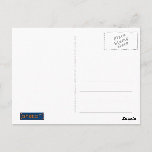 12〔占星術の〕十二宮図シンボルや象徴漫画スタイル ポストカード (裏面)