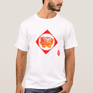 12 (占星術の)十二宮図: ブタのTシャツ Tシャツ