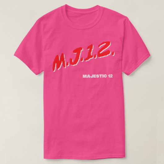 12 威厳のある MJ12 Tシャツ (デザイン正面)