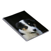 12 1週間目のボーダーコリーの子犬 ノートブック (右側)