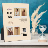 12.12 ファッションセールチラシ – 最大30%オフ フォトプラーク (側面)