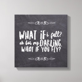 12"×12"・厚さ1.5"・シングル What If I Fly キャンバスプリント