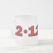 12-12-12 フロストグラスマグカップ (正面左)