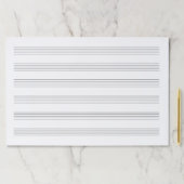 12×18の巨大ルールキッズ音楽原稿 ペーパーパッド (インサイチュ)