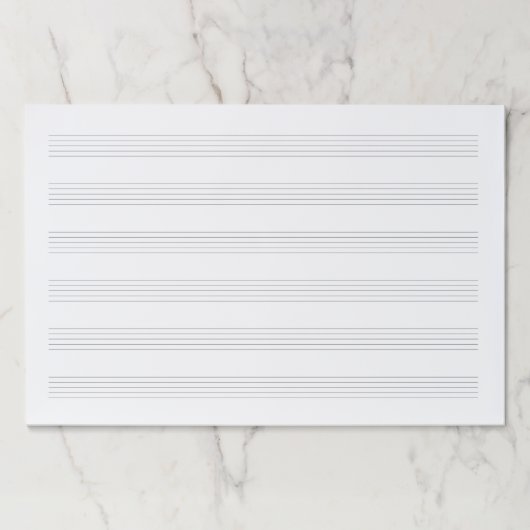 12×18の巨大ルールキッズ音楽原稿 ペーパーパッド (正面)