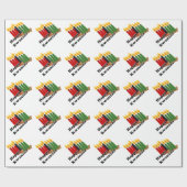 12-26ハッピークワンザ ラッピングペーパー (フラット)