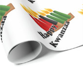 12-26ハッピークワンザ ラッピングペーパー (ロールコーナー)