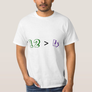 12 > 4 Tシャツ