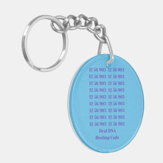 12 56 903 Heal DNA Healing Code Acrylic Keychain キーホルダー (正面左)