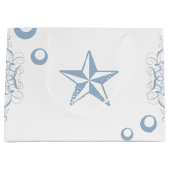 12.5lx4wx9h大抱き枕シーホース海ビーチ ラージペーパーバッグ (正面)