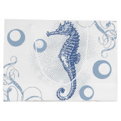 12.5lx4wx9h大抱き枕シーホース海ビーチ ラージペーパーバッグ (裏面)