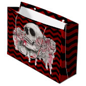 12.5lx4wx9h大抱き枕スカルバラゴシックChevron ラージペーパーバッグ (正面アングル)