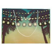 12.5lx4wx9h大抱き枕ビーチサンセットヤシ ラージペーパーバッグ (裏面)