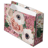 12.5lx4wx9h大抱き枕幾何学的ガーデンバラ ラージペーパーバッグ (正面アングル)