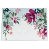 12.5lx4wx9h大抱き枕熱帯花（青） ラージペーパーバッグ (正面)