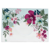 12.5lx4wx9h大抱き枕熱帯花（青） ラージペーパーバッグ (裏面)