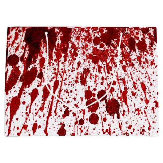 12.5lx4wx9h大抱き枕血（ばちゃばちゃ）跳ねる吸血鬼 ラージペーパーバッグ (正面)