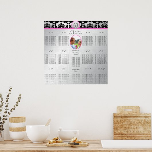 12.80ドルの写真結婚座席表から ポスター (キッチン)