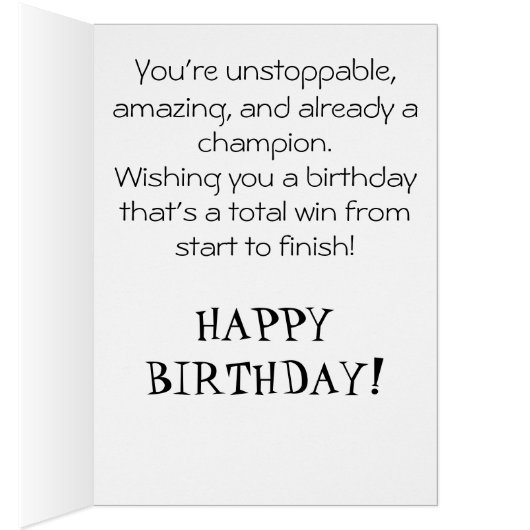 *~* 12 AP94かわいいホッケーガールパーソナライズド誕生日 (内側 (右))