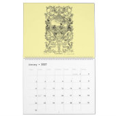 12 Baroque Rococo 18th Century Cartouches カレンダー (1月 2027)