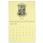 12 Baroque Rococo ca. 1766 Calendar Prints カレンダー (3月 2026)