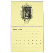 12 Baroque Rococo ca. 1766 Calendar Prints カレンダー (2月 2026)