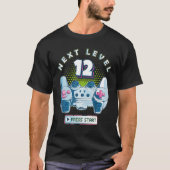 12 Birthday Gamer Next Level 12 Gaming Controller Tシャツ (正面)