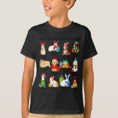 12 Bunny Of Christmas Bunny Rabbit Christmas Xmas  Tシャツ (正面)
