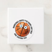 12 Custom Basketball BLUE EYES Happy Face Gift フェイバータグ (インサイチュ)
